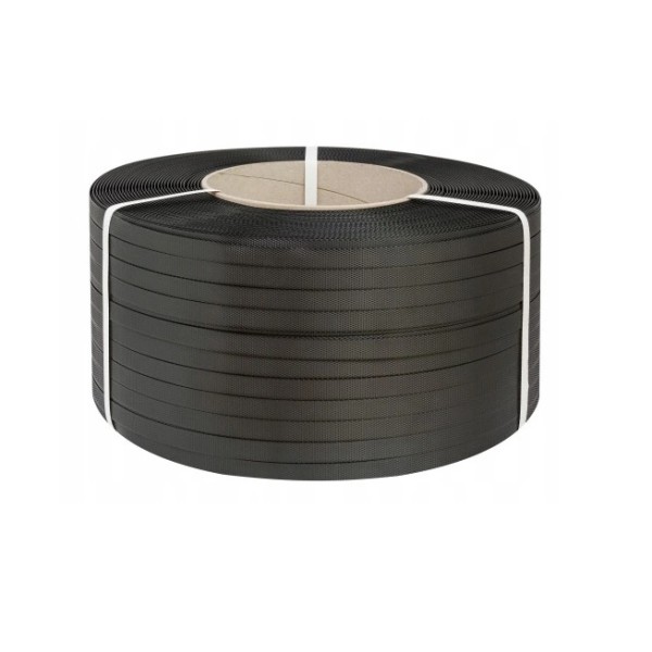 Taśma PP Czarna 3000mb. Taśma do bandowania czarna.