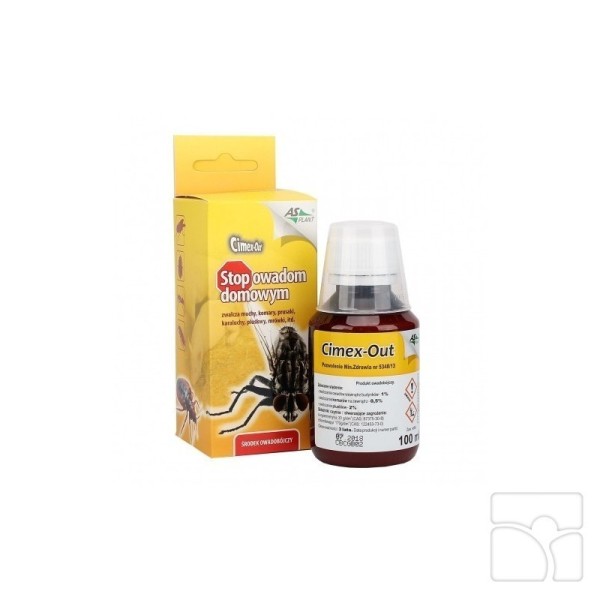 Cimex Out Twin 50 ml. Środek owadobójczy zwalczający owady latające i biegające.