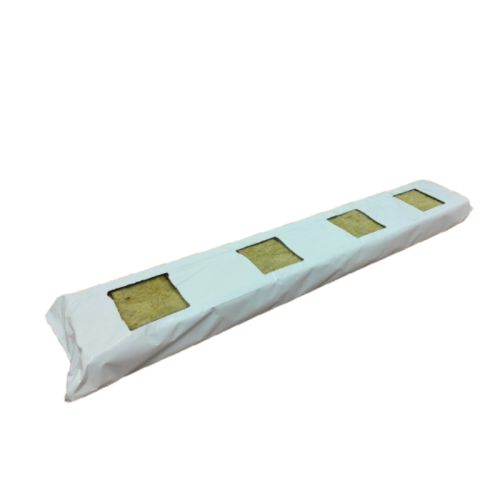 Mata z wełny mineralnej 100x15x7,5 cm z otworami