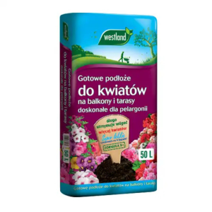 Gotowe podłoże do kwiatów na Balkony i Tarasy Westland R+ 50L