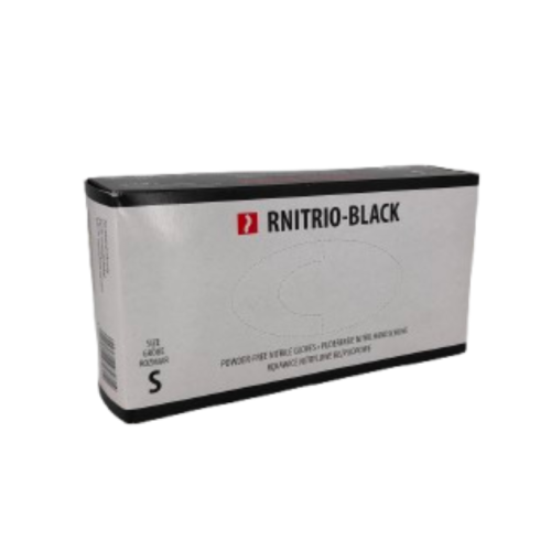 Nitrylowe Rękawice Diagnostyczne Rnitrio-Black