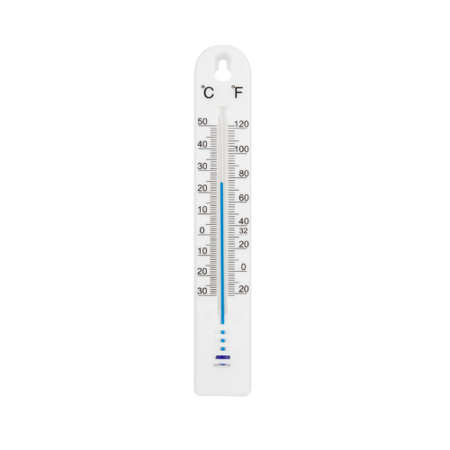 Termometr pokojowy i zewnętrzny – podwójna skala °C/°F, precyzyjny pomiar (-30°C do +50°C)