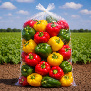 Worki do ogórków i papryki 5kg 32x56cm (50sztuk) z oryginału