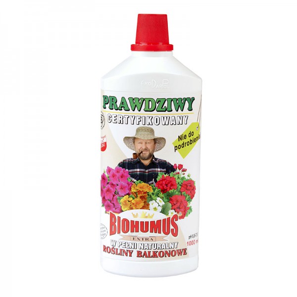 BIOHUMUS EXTRA ROŚLINY BALKONOWE 1,0 l