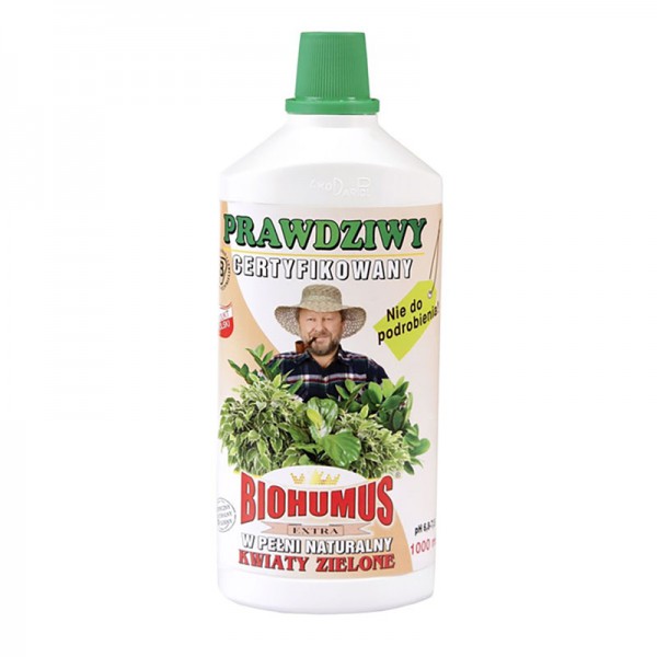 BIOHUMUS EXTRA KWIATY ZIELONE 1,0 l