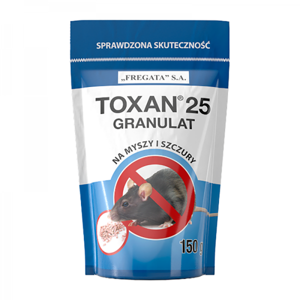 Toxan 25 granulat 150g trutka na myszy i szczury